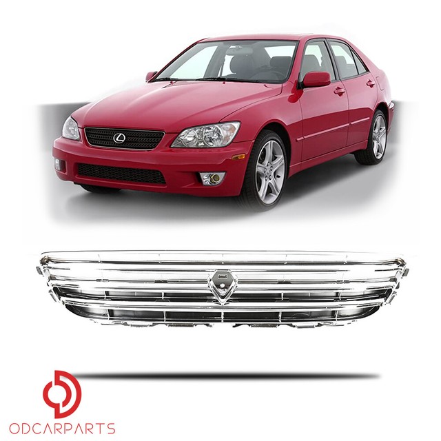 Fits 20012005 Lexus IS300 IS200 ABS Front Upper Grille Chrome Altezza Style eBay