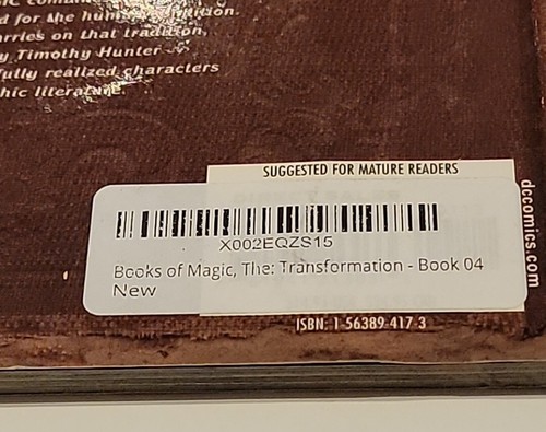 The BOOKS OF MAGIC TRANSFORMATIONS #4 By John Ney Rieber Peter Cross Vertigo NEW - Picture 4 of 4