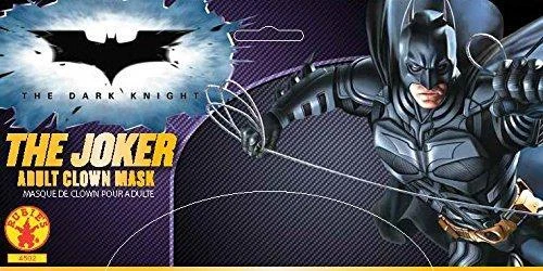 Rubie's Costume Batman The Dark Knight Adult Joker Latex Clown Mask, White, One - Image 3 of 4