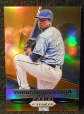 2015 Yordano Ventura Prizm Orange Prizm Rookie #12..../60....Kansas City Royals