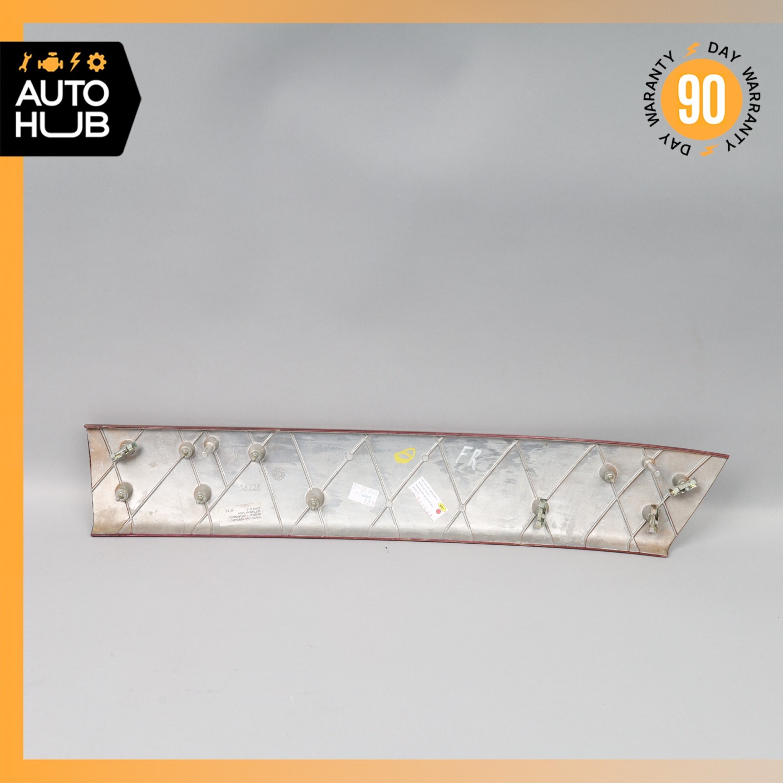 03-13 Maserati Quattroporte M139 Front Right Side Door Panel Trim Panel Wood OEM