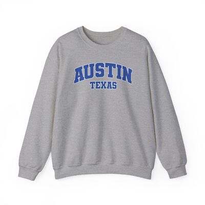 Austin Texas TX Sweatshirt Gifts Crew Neck Shirt Long Men