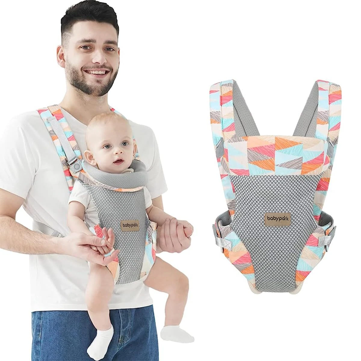 Baby cheap holder front