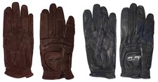 MARK TODD LEATHER COMPETITION HORSE RIDING GLOVES REINFORCED AND VENTILATED