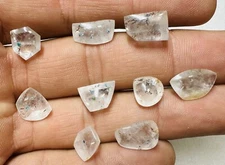 P-4 Paraiba Quartz Gilalite 38.75ct 10 stones Brazil Medusa Quartz free form