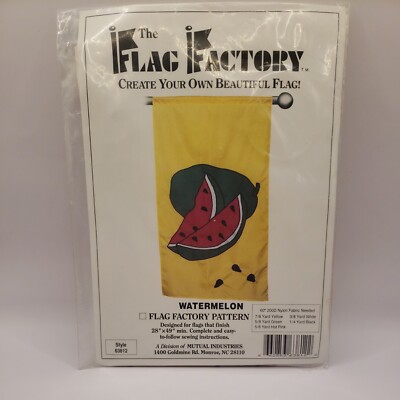 Create Your Own Beautiful Flag Watermelon Pattern 28'' x 49'' Flag Factory #63812