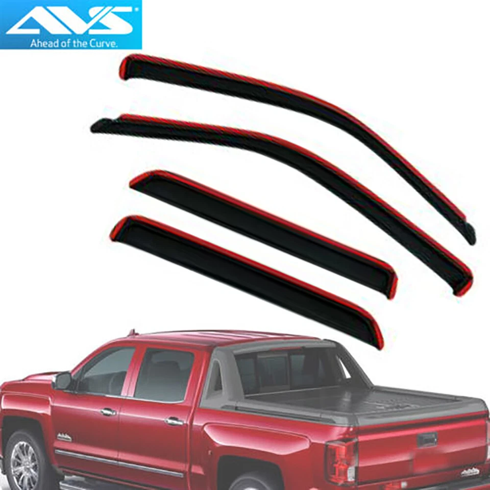 Deflector en canal Ventvisor Auto Ventshade 194407 4 piezas. Se adapta a Frontier 05-19 Foto 4 de 4