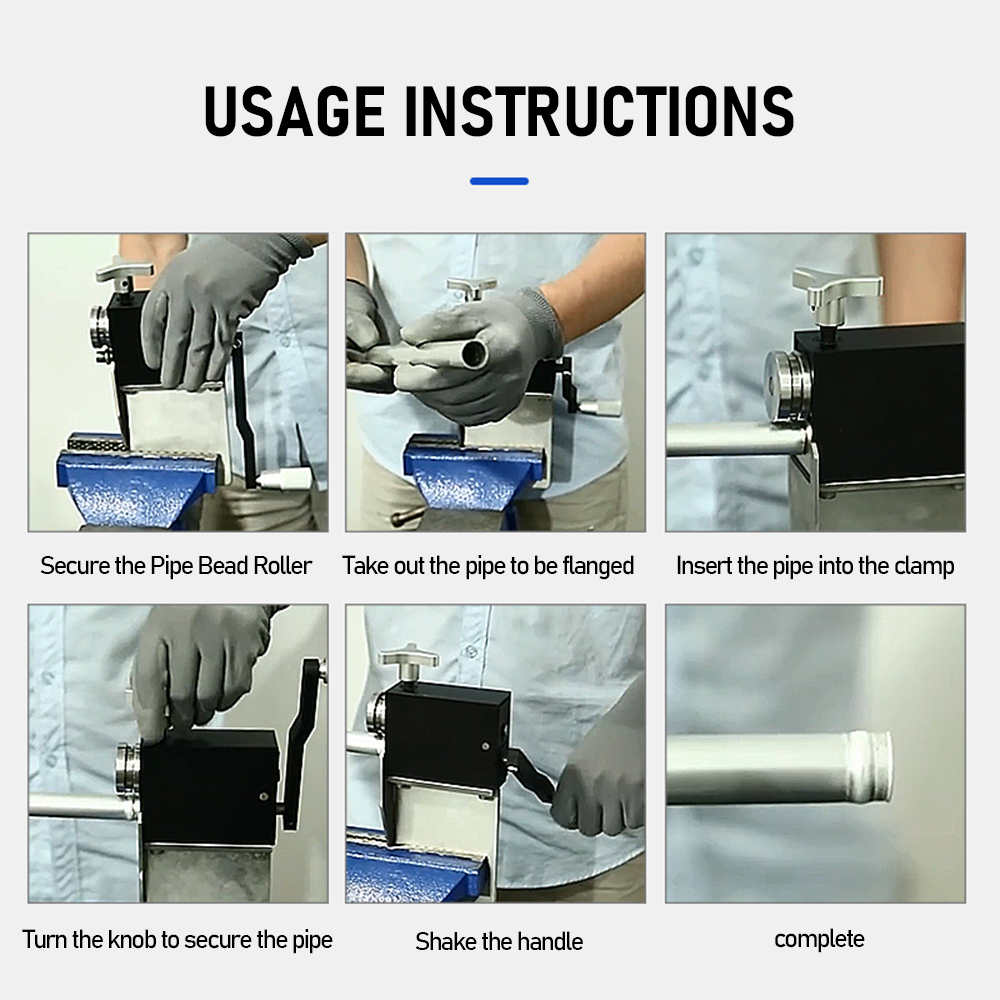 Intercooler Pipe Form Bead Machine, DIY Intake Tube Beading Tubing Tool