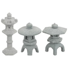 Miniature Pagoda Statues Micro Landscape Japanese Style Pagoda Lantern Decor