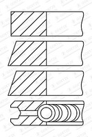 Goetze Engine Kolbenringsatz Kolbenringzange FüR Austin Mini Metro ADO 67