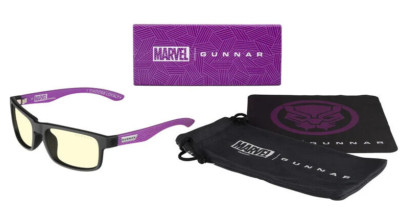 MARVEL / GUNNAR X ENIGMA BLACK PANTHER VIBRANIUM EDITION GLASSES - NEW & RARE