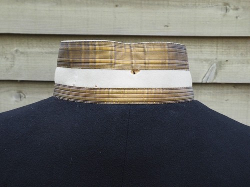 Antike königliche britische Marineoffiziersuniform Tunika Hose marineblaue goldblau - Bild 2 von 13