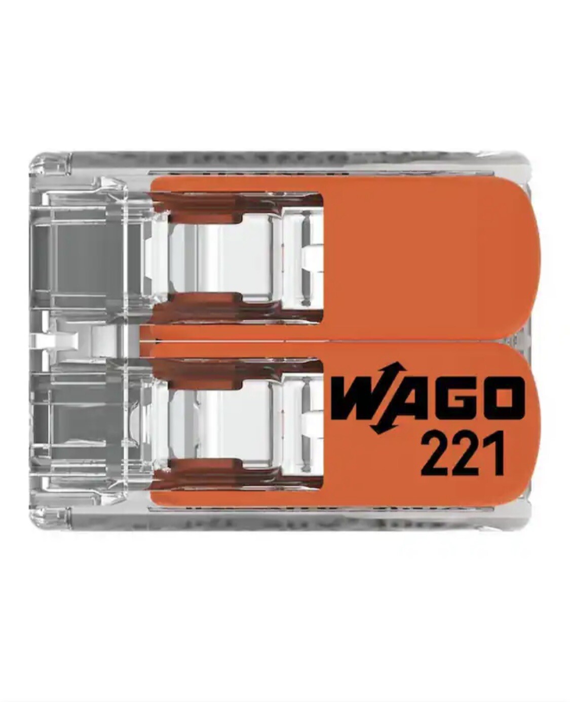 (10) Wago 221412 LEVERNUTS 2 Conductor Compact Wire Connectors UL