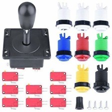 Joystick + 8 Buttons JAMMA Parts Bundles Kit Set for Multicade MAME Arcade Game