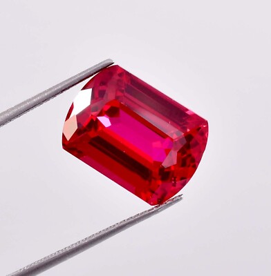 HUGE 15.45 Ct (100% Natural) Mozambique Blood Red Ruby Gemstone (GIT) Certified