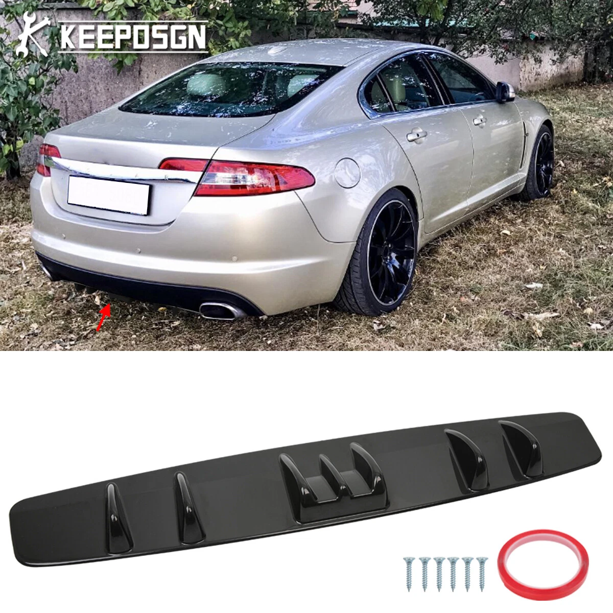 Jaguar xf rear bumper price online