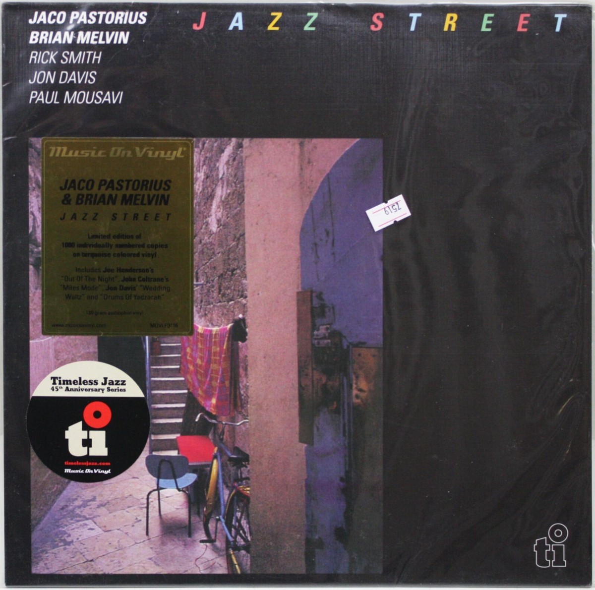 JACO PASTORIUS & BRIAN MELVIN Jazz Street NEW 2022 LP Turquoise