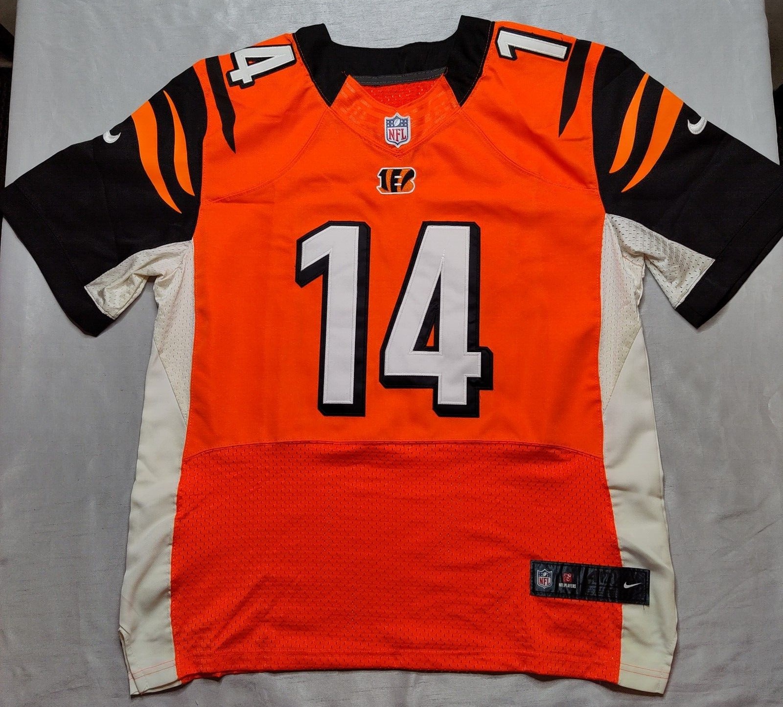 Nike Cincinnati Bengals No14 Andy Dalton Orange Alternate Youth Stitched NFL Elite Drift Fashion Jersey