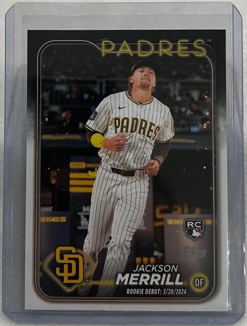 Jackson Merrill 2024 Topps Update RC Debut Baseball card #US169 Padres
