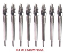 2001-2005 Chevrolet Gm Gmc 6.6l Glow Plug Set Duramax Sierra Silverado 2500 3500