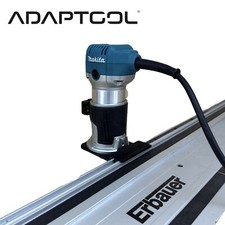 Makita RT0700CX Router Trimmer Adapter To Erbauer Guide Rail Track Plunge Saw