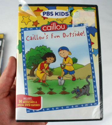 CAILLOU FUN OUTSIDE PBS KIDS 14 ADVENTURES DVD SEALED *QUICK SHIP