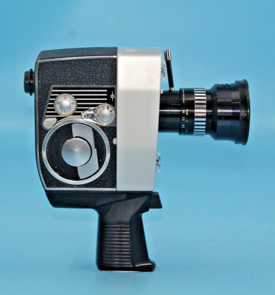 VINTAGE Paillard Bolex S1 Zoom Reflex Camera 1964 8mm with Extras