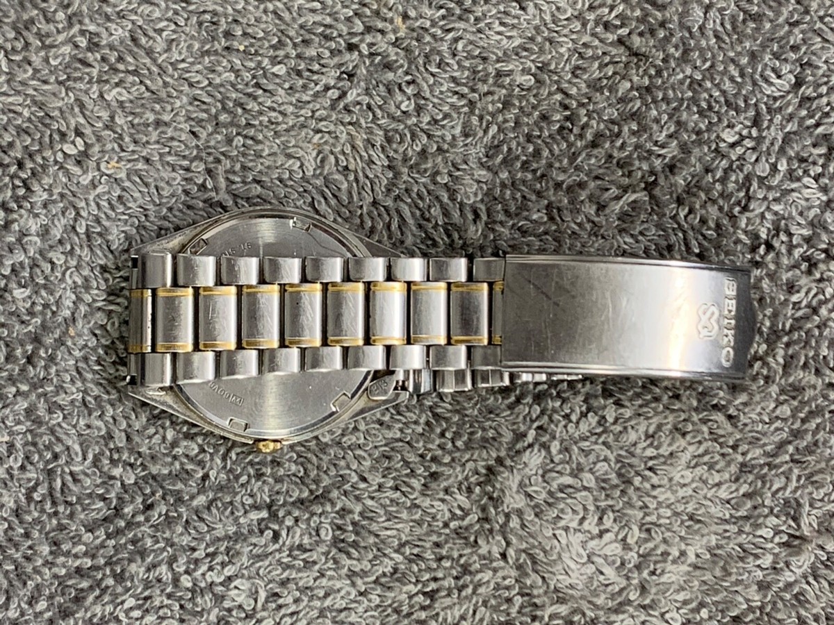 Seiko Men's Watch Day/Date 5H23-8A09 Running Very Good New Seiko Men's Watch Day/Date 5H23-8A09 Running Very Good New