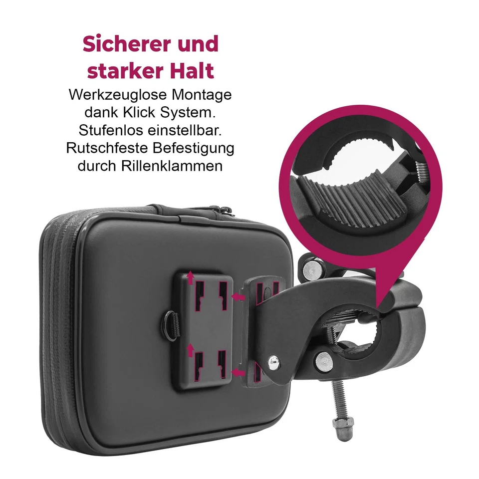 Mount Bicycle Motorcycle Mobile Phone Case Suitable For Apple 14 Pro Max - Image 4 of 4