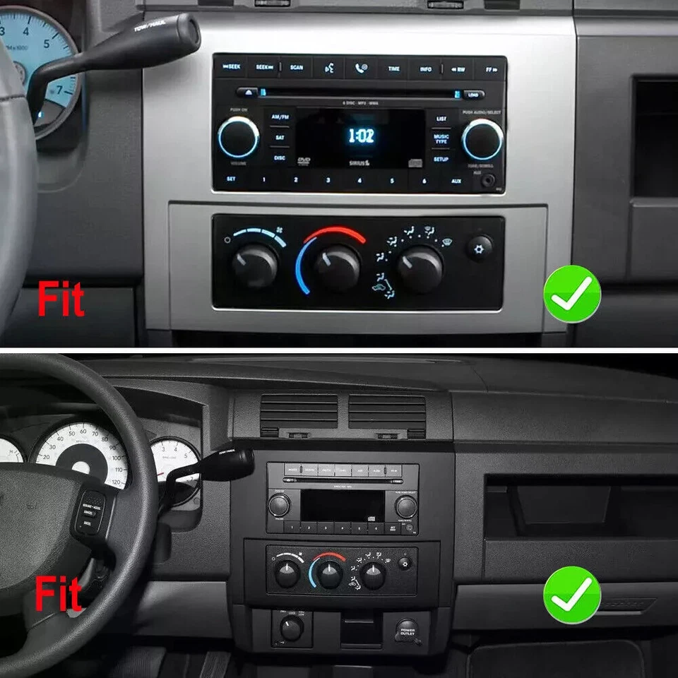 64G Car Radio For Dodge Dakota 2005-2011 Apple CarPlay Android14 Stereo GPS Navi - Image 3 of 4