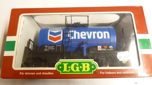 LGB Spur G Kesselwagen "Chevron" - 44400 Stahlräder (art.B) | Zustand: Gebraucht