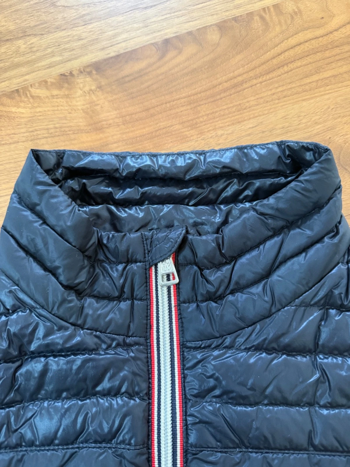 Men’s Moncler Longue Saison Daniel Down Jacket Size 2 Night Blue light weight image 5