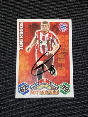 TONI KROOS HAND SIGNED AUTOGRAPH BAYERN MÜNCHEN TOPPS MATCH ATTAX