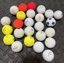 25 Callaway Used Golf Ball Mix 3A - 4A. Supersoft, Diablo, ERC Soft, Warbird.