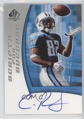 2005 SP Authentic Scripts for Success Courtney Roby #SS-CO Rookie Auto RC 0c2