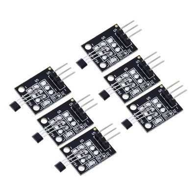 6Pcs KY-003 A3144 Hall Effect Sensors Switches IC High Sensitivity Fast Response