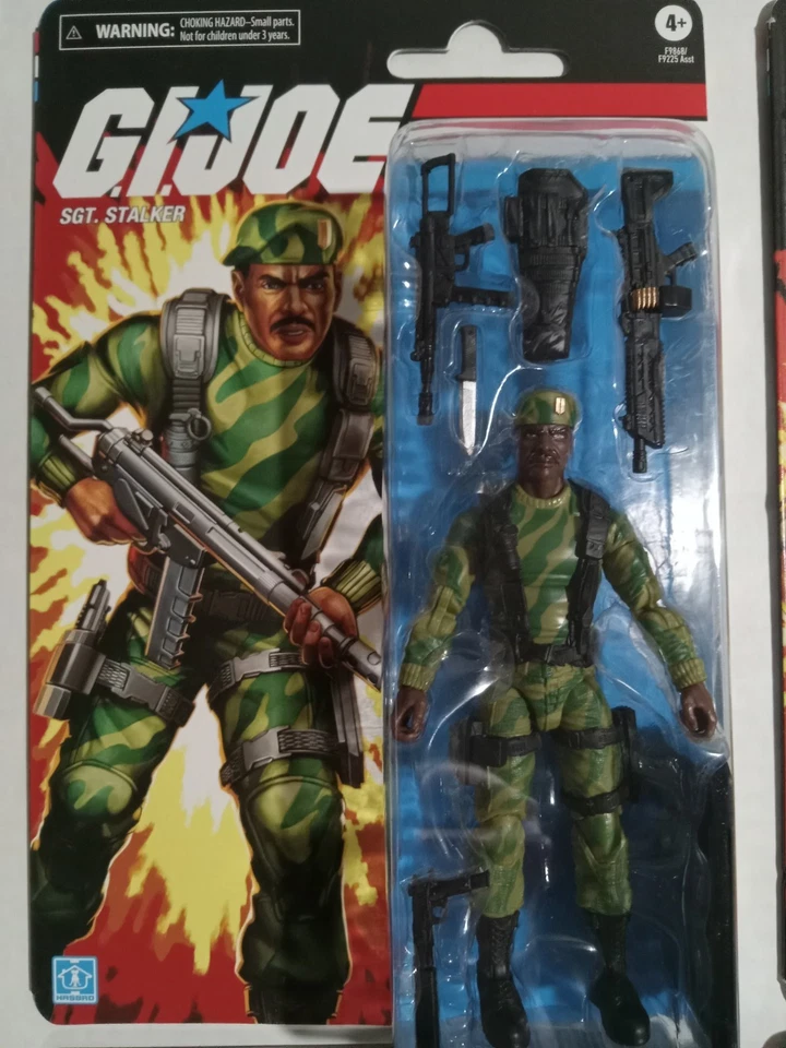 G.I. Lote de figuras retro con tarjetero clasificado Joe nuevo sellado con sombra de tormenta Foto 4 de 4