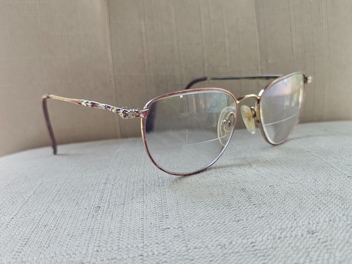 Vintage Laura Ashley Eyewear Glasses Frame LZYDIA TEA ROSE