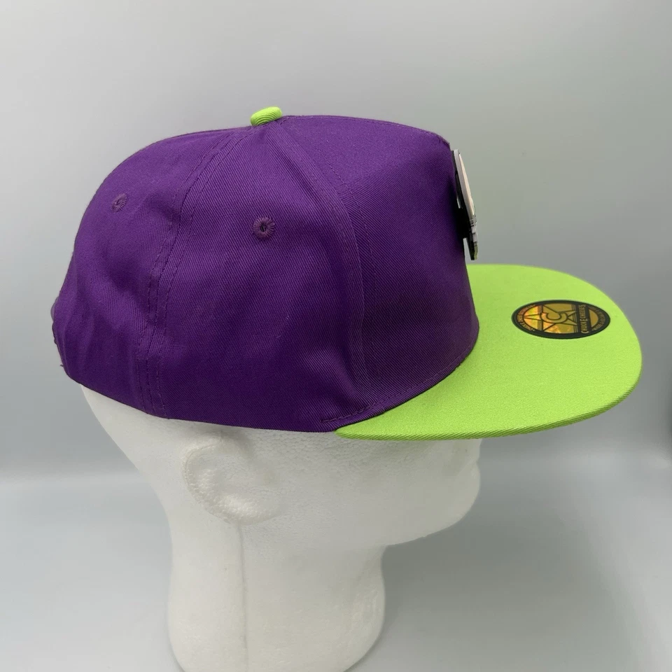 Gorra de queso Chuck E 2018 rara púrpura y verde con billetes gorra Snapback Foto 2 de 4