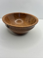 Handcrafted Turned Wooden Bowl