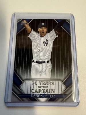Derek Jeter 2020 Topps 20 YEARS OF THE CAPTAIN 2/299 Yankees JERSEY # MATCH FM