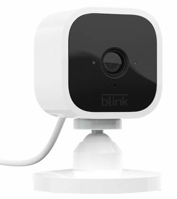 BLINK Mini Full HD 1080p WiFi Plug-in Überwachungskamera Innen Smart CCTV Neu UK