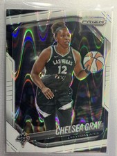 2025 Panini Prizm WNBA - Chelsea Gray #111 White Seismic Prizm Las Vegas Aces