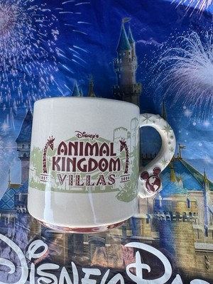 Disney Parks Vacation Club Member DVC Animal Kingdom Villas Lodge Mug Stackable