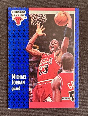 Michael Jordan 1991-92 Fleer #29 Chicago Bulls NBA