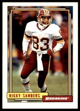 1992 Topps Ricky Sanders Washington Redskins #246