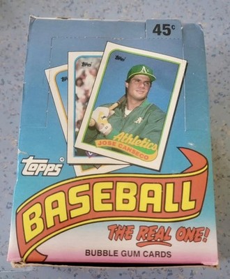 10 - 1989 Topps Baseball Wax Packs Box Set. Notable Rookies -Gary Sheffield, Etc