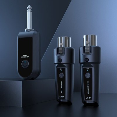 Drahtloses Mikrofonsystem Sender Empfänger Konverter Audio Adapter