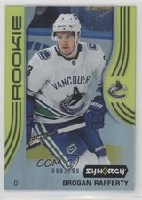 2019 Upper Deck Synergy Rookies Green 99/199 Brogan Rafferty #72 Rookie RC z6b