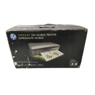 HP OfficeJet 100 Mobile Printer (L411a) W/ Battery/Power Cord/Ink NEW OLD STOCK